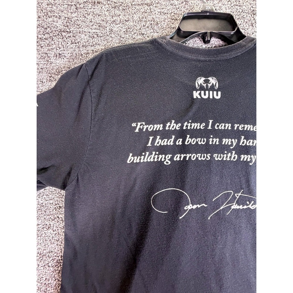 KUIU T Shirt Mens Medium Black Graphic Cotton Short Sleeve Crew Neck Pullover - Picture 12 of 16